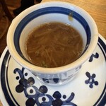 GRILL1930 つばめグリル アトレ上野店 - ◎つばめ風ハンブルグステーキ　１，８０４円　税込
                                ◎スープ、ライスセット