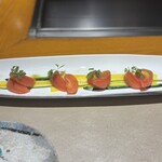 巴里 夕顔 - フルーツトマトサラダ（1100円）