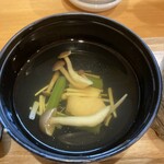 ますだや - 魚ときのこのお吸い物