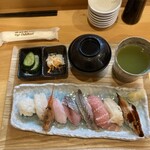 ますだや - ランチの握り　吸い物付きセット