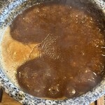 麺の道 あをによし - マグマのようなドロ熱のつけ汁☺️