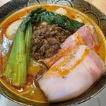 創作麺 ひとすじ - 胡麻の香りと味が濃厚な担々麺！！