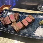 鉄板焼き あさひ - サーロインとフィレ