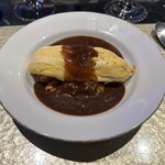 鉄板焼き あさひ - 締めのオムライス