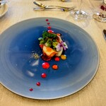 フランス料理 ル シエル - オマール海老と魚介の前菜