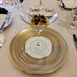 フランス料理 ル シエル - カブのムースに天使の海老とキャビアを添えて