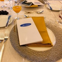 フランス料理 ル シエル - ウエルカムドリンクとメニュー