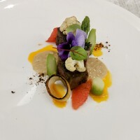 フランス料理 ル シエル - 鹿児島産黒毛和牛ロース肉のグリル ジャポネソース