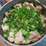 青山きいろ - 鶏とごぼうの炊き込み御飯が御釜で炊きたて！