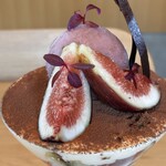 ease coffee - 無花果、無花果のジェラート、チョコレート