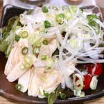 串一徹 - チキンゴマサラダ￥400　2025.9.2