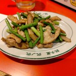 餃子屋 弐ノ弐 - ニンニクの芽炒め