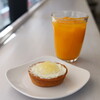 TINY PONTA COFFEE - レモンタルト（450円） 愛媛のみかんジュース（500円）