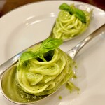 Trattoria NOTO - 20250918フレッシュバジルのジェノヴェーゼクリームスパゲッティー（S）900円