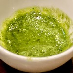 Trattoria NOTO - 0250918フレッシュバジルのジェノヴェーゼクリーム