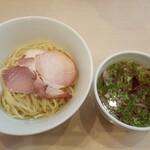 らぁ麺たけし - 昆布水つけ麺（塩）