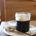 ブラウンサウンドコーヒー - コーヒーゼリー（600円） アイスのせ（100円）