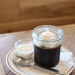 ブラウンサウンドコーヒー - コーヒーゼリー（600円） アイスのせ（100円）