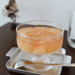 coffee house takizawake - 桃のゼリー（770円）