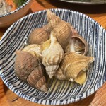 一釣 - バイ貝煮付け