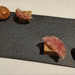 Restaurant Rue richesse - アミューズ2点2人分