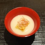 新ばし 星野 - 焼きナスの白味噌仕立て