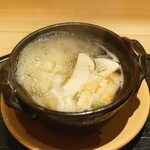 新ばし 星野 - 岩手の松茸とハモ
