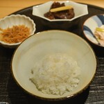 新ばし 星野 - ご飯