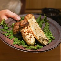 新ばし 星野 - 今年初めての岩手の松茸とハモ