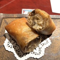 中華割烹 わらじん - ポルチーニ入り五目春巻