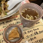 中華食堂まんぷく亭 - スープとお漬物付き