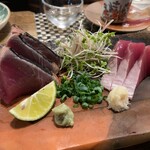 にほん酒と肴 酔音 - 鹿児島産鰹の刺身