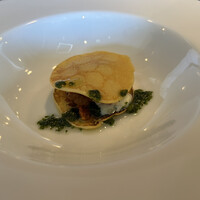 神戸牛 吉祥吉 京都本店 - じゃがいものパンケーキ（バジルソース）