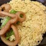マジックスパイス - ライス大盛り　オニオンリング追加