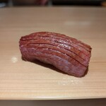 鮨 草平 - マグロ霜降り漬け（大間産）