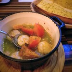 チーズとお肉のお店 サンビーノ 刈谷本店 - ぷりぷりエビのアヒージョ