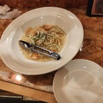 ルチャーノ - カボスとサーモンのクリームパスタ