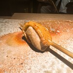 炭割烹 新谷 - 熊野地鶏のソリレス ◎