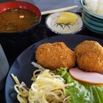 さんきち食堂 - コロッケ定食