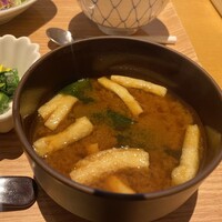 鶏料理 清水 - お味噌汁