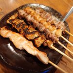 三代目 鳥メロ - 焼き鳥5種盛599円