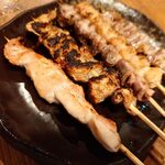 三代目 鳥メロ - 焼き鳥5種盛599円