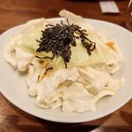 三代目 鳥メロ - お通し（塩昆布とごま油キャベツ）300円2人前