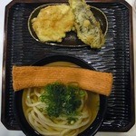 うどん 丸香 - かけ＋野菜天ぷら