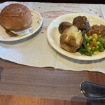 ハングリータイガー 若葉台店 - キッズハンバーグは、いつも少食の妹も沢山食べました