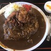 みどり食堂 - 唐揚げカレー(普通盛り) 約1.2kgらしい。
