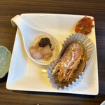 椰子や - 有頭エビのお刺身