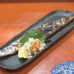 温鮮酒場 ちょんまげ - 秋刀魚１本塩焼き