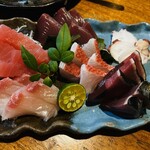 海人居酒屋 源 - 刺し盛り高コスパψ(｀∇´)ψ