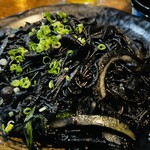 海人居酒屋 源 - イカ墨チャンプルー(o^^o)